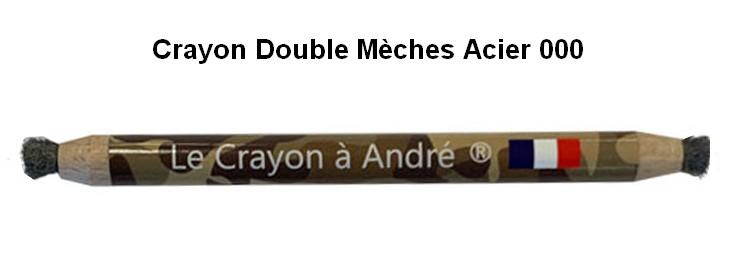 Abemus crayon double meches acier